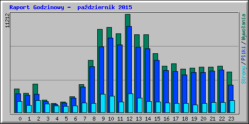 Raport Godzinowy -  padziernik 2015