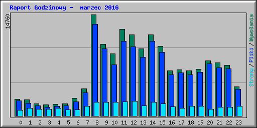 Raport Godzinowy -  marzec 2016