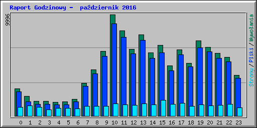 Raport Godzinowy -  padziernik 2016