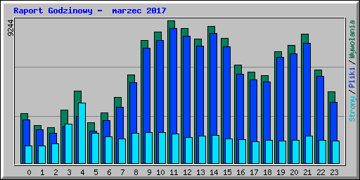 Raport Godzinowy -  marzec 2017