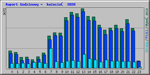 Raport Godzinowy -  kwiecień 2020