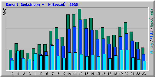 Raport Godzinowy -  kwiecień 2023