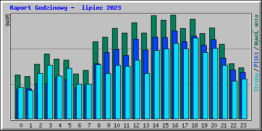 Raport Godzinowy -  lipiec 2023