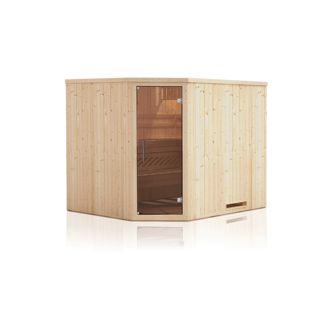 Corner | Family sauna | No Windows