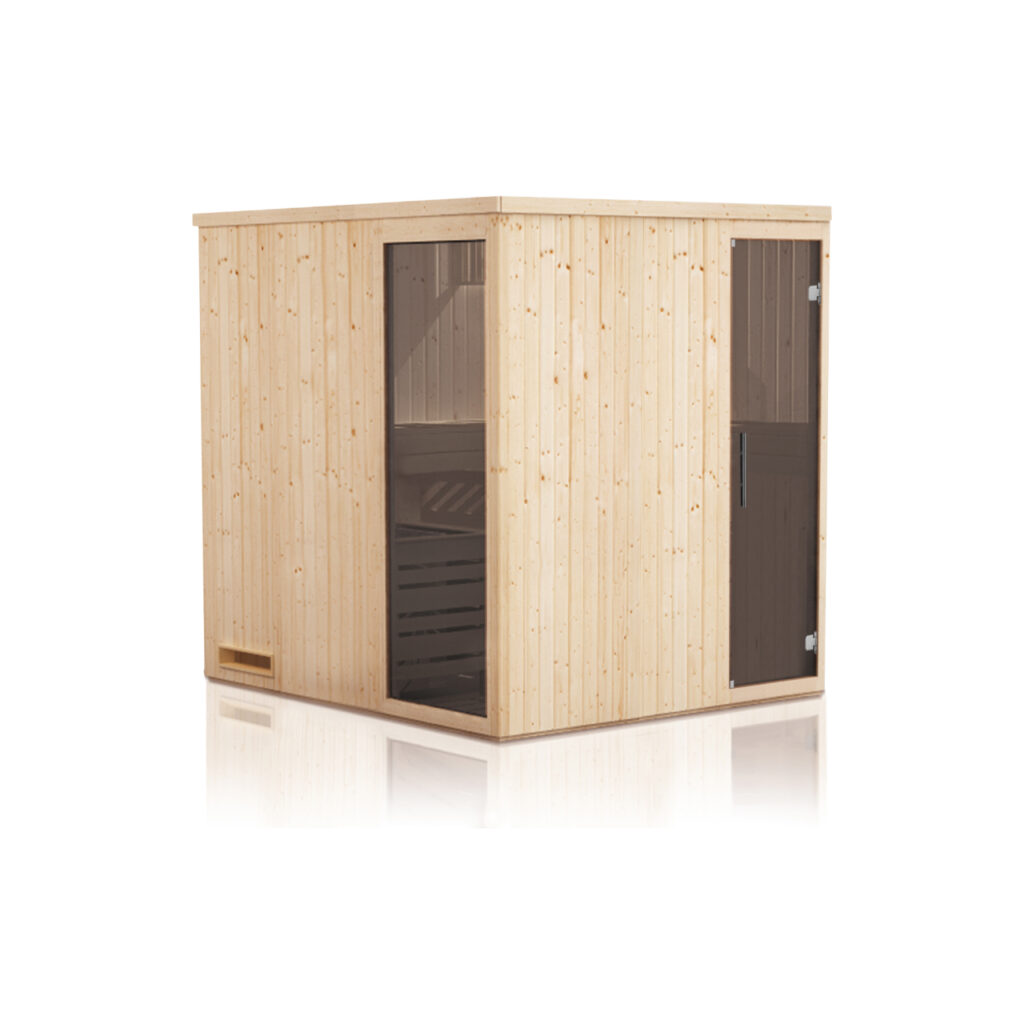 Rechteckige | Family Sauna | Ein Fenster